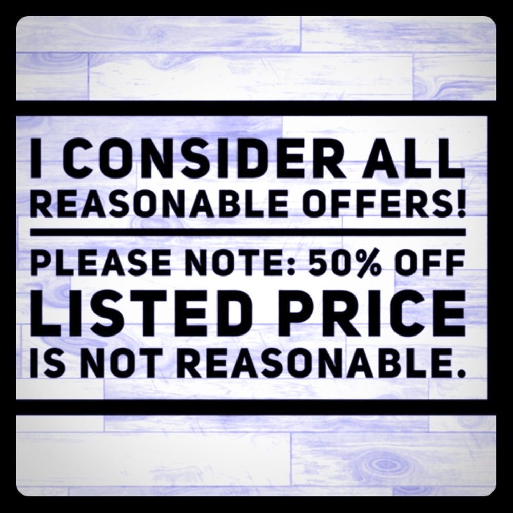 Please be considerate of your offer